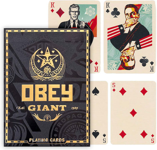 Theory11 Obey Карти за Игра Златисто Издание