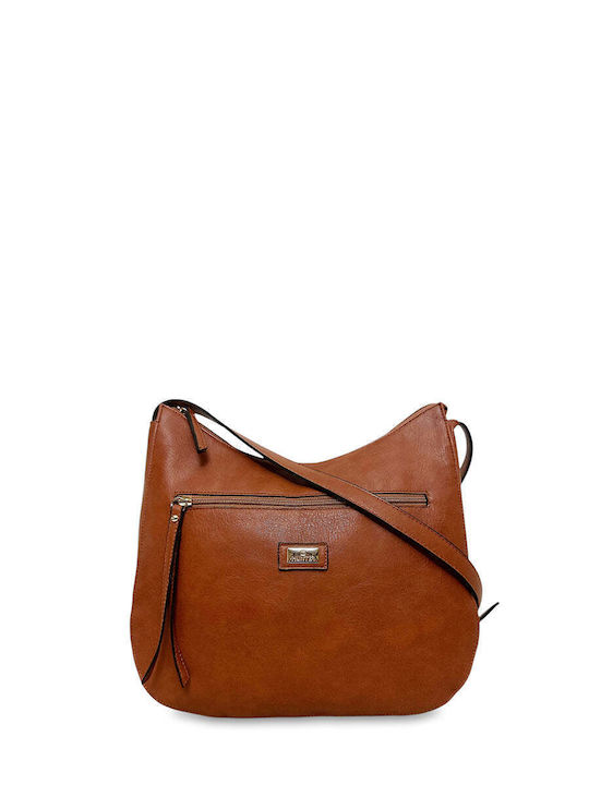 Women's Shoulder Hobo Bag Desert Tabac Brown