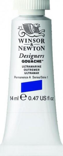 Winsor & Newton Τέμπερα Ζωγραφικής Ultramarine σε Σωληνάριο 14ml