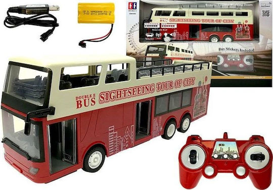 Lean Toys Bus Remote Controlled R C 2.4g Ferngesteuertes Auto
