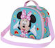 Minnie Mouse Σχολική Ισοθερμική Θήκη Φαγητού Μπλε Minnie 20x10x25.5cm
