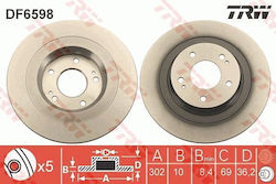 Trw Bremsscheibe Df6598