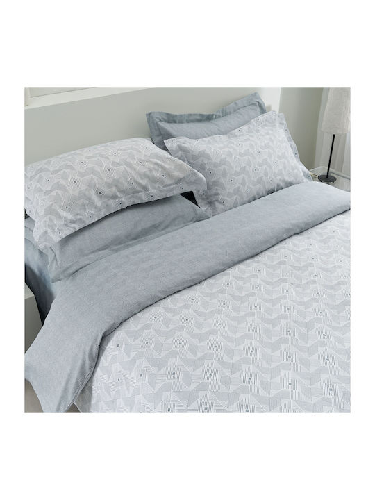 Vesta Home Geneva 2 Set Bed Sheets for Single Bed 170x270cm Gray (3 Pieces)