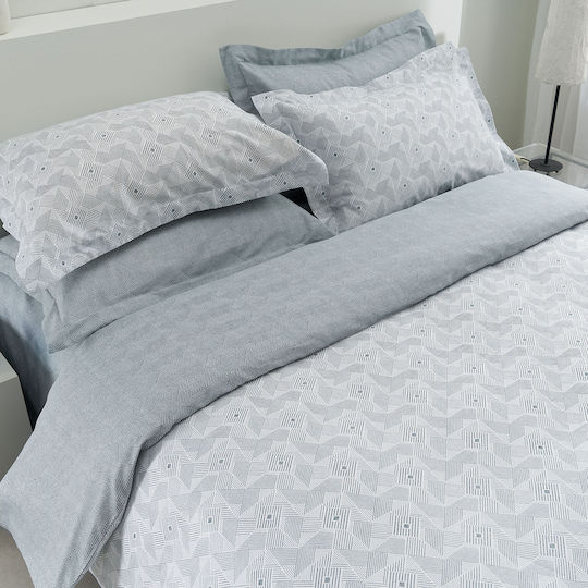 Vesta Home Geneva 2 Σετ Σεντόνια Μονά 170x270εκ. Γκρι (3τμχ)