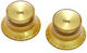Knob Bell Reflector Tone Gold Gold Us Pots Set 2