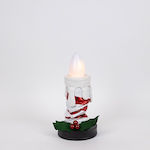 Eurolamp Weihnachtliche Kunststoff-Batteriekerze