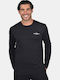 Langarmbluse Black