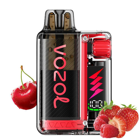 Vozol Ηλεκτρονικό Τσιγάρο μιας Χρήσης Strawberry 2ml 20mg Κόκκινο
