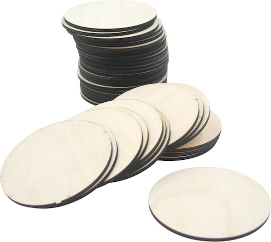 Holzhandwerksdekoration Rundes Natürliches Χειροτεχνία 20 Τεμάχια Bei 11cm