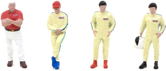 Tarmac 1/64 Rennfahrer Brock Racing Enterprises Figuren