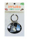 My Neighbor Totoro Grey Blue & White Totoro Metal Keychain