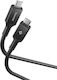 Spigen USB 2.0 Kabel USB-C männlich - USB-C 100W PD Schwarz 1,2m