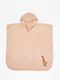 Sunshine Baby Poncho-Bademantel Kapuzen Beige