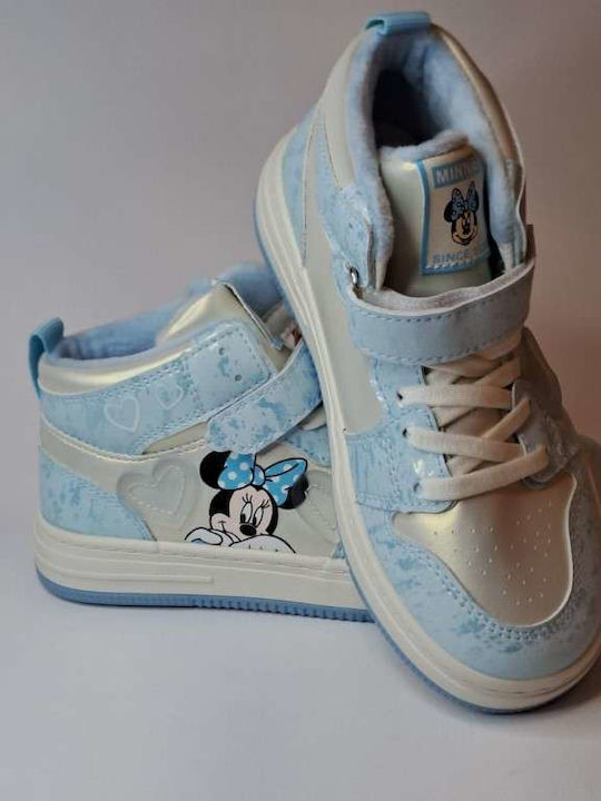 Kinder Sneakers Hoch Hellblau