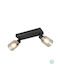 Trio Lighting Spot in Schwarz Farbe