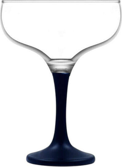 Domumart Glass Cocktail/Drinking made of Glass in Black Color Goblet