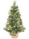 Weihnachtsbaum 60cm mit LED-Beleuchtung Weiß