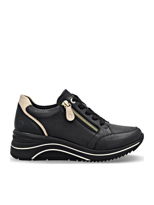 Remonte Γυναικεία Ανατομικά Sneakers Μαύρο