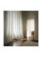 Gofis Home Perdea Cu Capse Combe 502 Albă 140x280cm