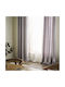 Gofis Home Gofis Home Κουρτίνα mit Bleistiftfalten Magna 495 Graue 140x295cm