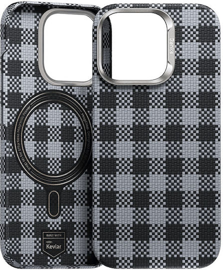 Umschlag Rückseite Aramid Fiber Schwarz (iPhone 17 Pro / iPhone 16 Pro)