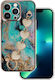 Umschlag Rückseite Silikon / Kunststoff Blau (iPhone 13 Pro)