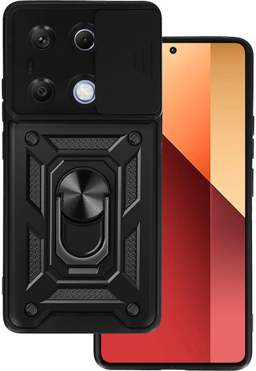 Back Cover Σιλικόνης / Πλαστικό Μαύρο (Redmi Note 13 Pro 4G / Poco M6 Pro 4G)