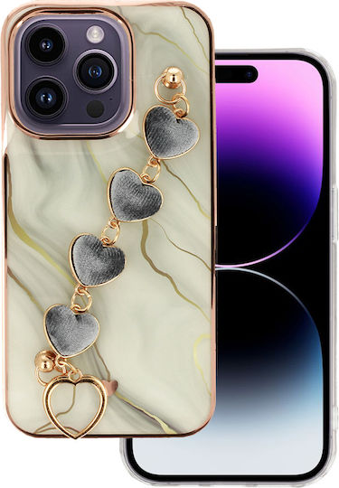 Umschlag Rückseite Silikon Weiß (iPhone 14 Plus)