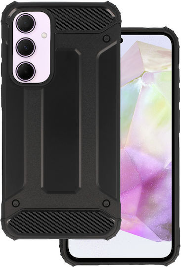 Задна корица Силикон / Пластмаса Черен (Galaxy A35)