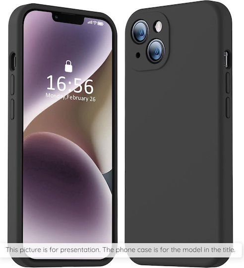Techsuit Softflex Motorola Moto Umschlag Rückseite Silikon Schwarz (Motorola Moto G06)