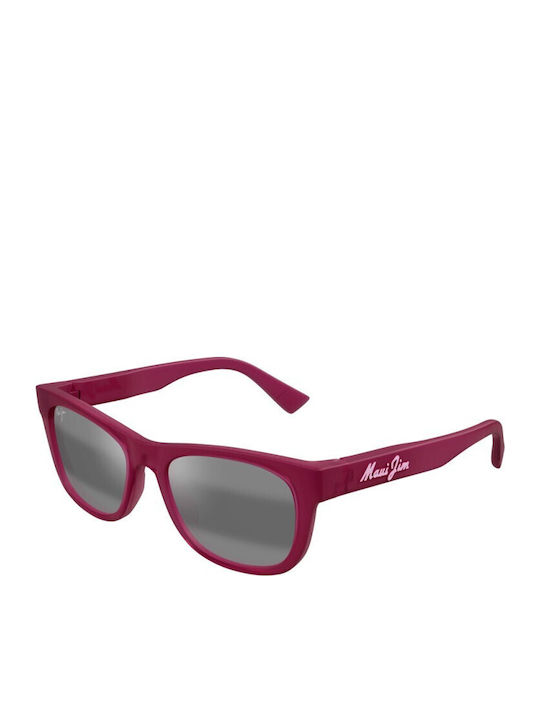 Maui Jim Unisex Sunglasses with Pink Plastic Fr...