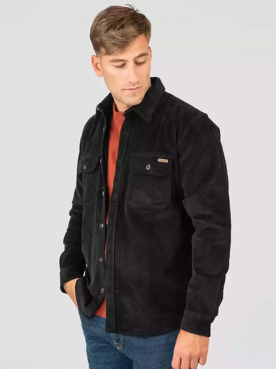 Double Μακρυμάνικo Κοτλέ Overshirt σε Κανονική ...