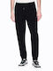Damen Stoff Hose Schwarz