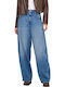 Hw Hoch tailliert Damenjeans Medium Blue