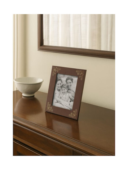Galifas Fiore Wooden Photo Frame with Brown Frame