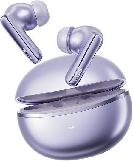 QCY Melobuds N70 Bluetooth Handsfree Earphones with Sweat Resistance and Charging Case Purple