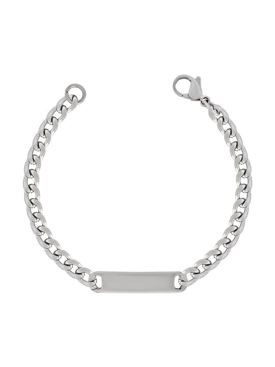 Kiriakos Gofas Kids Bracelet ID from Steel