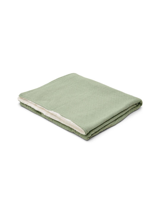 Little Dutch Blanket Nursery Swaddling Blankets Knitted Green 70x100cm