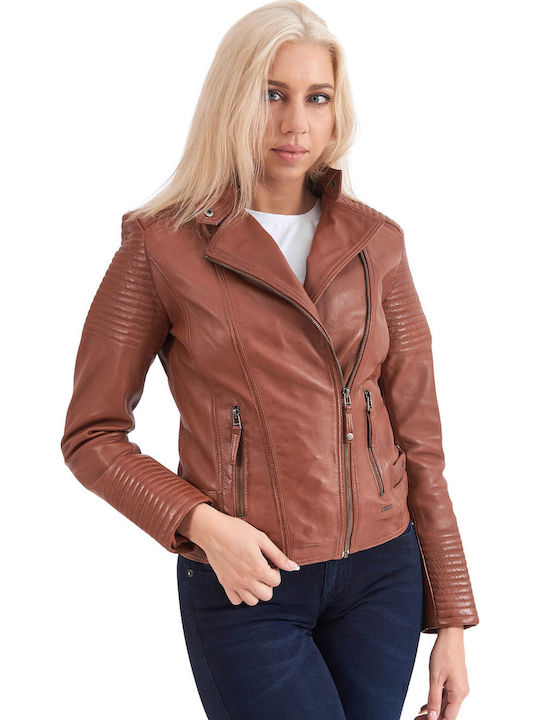 Vainas Calypso Δερμάτινο Γυναικείο Biker Jacket...