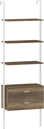 Bibliotecă Gri 60x30x184cm