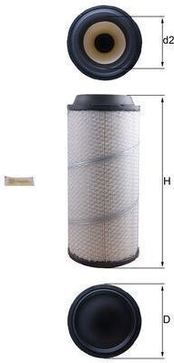 Mahle Air Filter Lx 1673