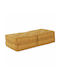 Bean Bag Sofa Poof Yellow 70x70x36cm