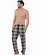 MEI Men's Winter Checked Pajama Pants Multicolor
