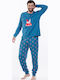 MEI Χειμερινή Ανδρική Πιτζάμα Multicolor