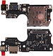 Xiaomi Redmi Note 14 Pro 4G Tip C Placă De Circuit Conector Încărcare+Jack Audio+Contact Antenă+Microfon 3p