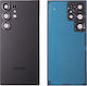 Samsung S24 Ultra 5g S928 Battery Cover + Lens + Αυτοκολλητη Ταινια Αδιαβροχοποιησης Black 3p