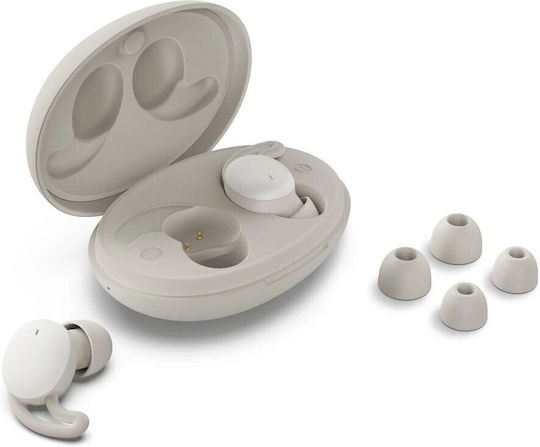 HAMA Spirit Calm In ear Bluetooth хендсфри Слушалки с Кутийка за Зареждане Бял