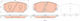Trw Gdb3527 Brake Pad Set Disc Brake