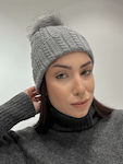 Cap Beanie Fleece Beanie Knitted in Gray color