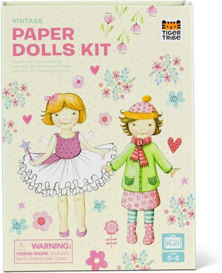 Aktivitäten Set – Papier Puppe Kit Vintage 20216 Tiger Tribe 9341736007897